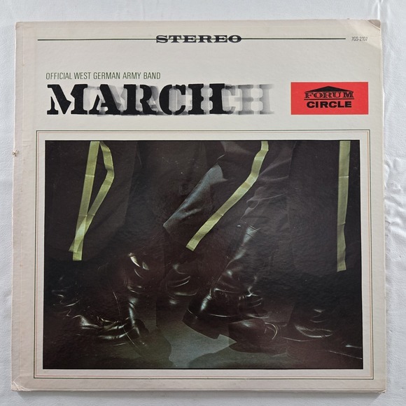 Other - Official West German Army Band  March Album Record Vinyl 7GS-2107 Good+ Tested